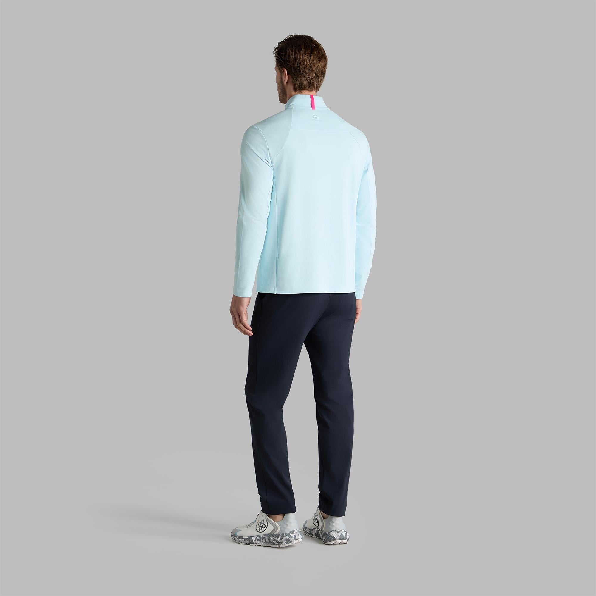 G/FORE Lightweight French Terry Mens Golf Mid Layer Daybreak